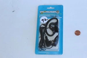DM-3 MOTOROLA TWO-PIN FIXED EARPHONE LAPELLE MICROPHONE HEADSET - Picture 1 of 2
