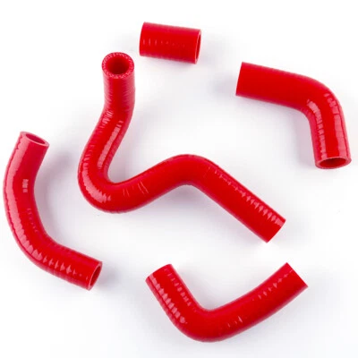 Red Silicone Induction intake Pipe Hose Kit For 2003-2006 DUCATI 999/ 749/ 749R  - Imagem 1 de 4