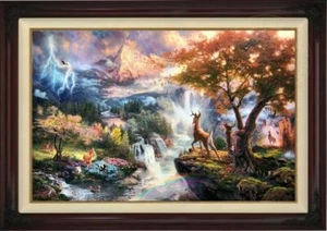 Thomas Kinkade ~ Bambi's First Year Gallery Proof G/P 12x18 ~ Oil on Canvas - Picture 1 of 8