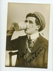 Vintage handsignierte Postkarte Gilbert Vere Faithfull-Davies alias Schauspieler Vere Denys - Bild 1 von 2