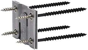 Hardware Heavy Duty Interlocking Flush Mount Z Clip Bracket for Headboards, Pict - Picture 1 of 5