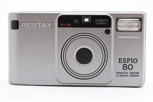 [Near Mint ] Pentax ESPIO 80 Point & Shoot Silver 35mm Compact Camera From JAPAN - Picture 1 of 11