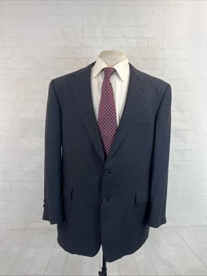 Traje para hombre Gieves and Hawkes 43R 39X26 gris oscuro azul lana dos botones EE. UU. $895 Foto 1 de 4