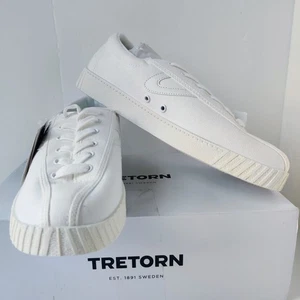 TRETORN Nylite Plus Sneaker 9,5 Canvas Sportschuhe Weiß Herren Neu! - Bild 1 von 13