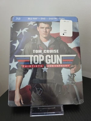 Top Gun 30th Anniversary Limited Edition Steelbook Blu-Ray & DVD- NEW - Image 1 of 2