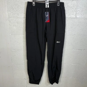 Pantalones cargo de uniforme de ajuste regular Reebok para hombre - negros XL - Imagen 1 de 10