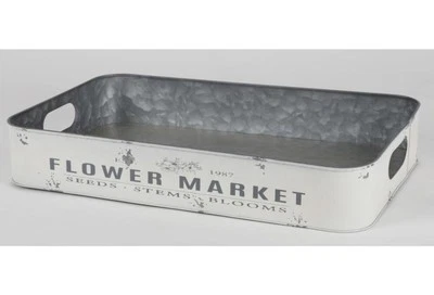 6x Tablett Flower Market L Blumen Kerzen Dekoration Frühstück Servieren Küchen - Bild 1 von 4