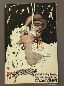 1940s PROGRAM MAILER LOU WALTERS LATIN CLUB BURLESQUE NEW YORK JACKIE MILES - Picture 1 of 4