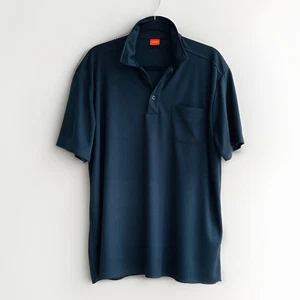 Hugo Boss Men’s XL Mesh Polyester Polo Shirt Black - Picture 1 of 13