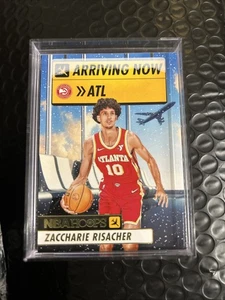 2024-25 Panini NBA Hoops - Arriving Now Zaccharie Risacher #10 (RC) - Bild 1 von 2