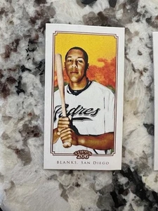 Mini tarjeta Topps 206 American Camel Back 2010 San Diego Padres Kyle Blanks #223 - Imagen 1 de 2