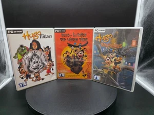 Hugo PC-Spiele Konvolut 3 Spiele: im Baumhaus Im Reich der wilden Tiere Titan - Picture 1 of 10