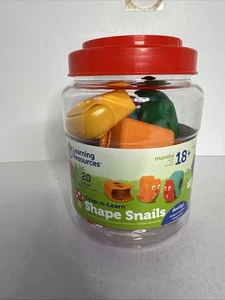 Learning Resources Snap-n-Learn Shape Snails - Picture 1 of 2