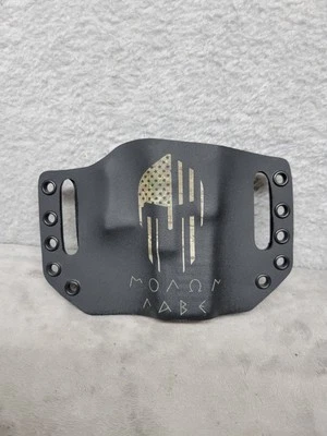 Pistola de calor Bullseye Funda OWB Open Carry para diestros Moldeada Pequeña - Espartana Foto 1 de 4