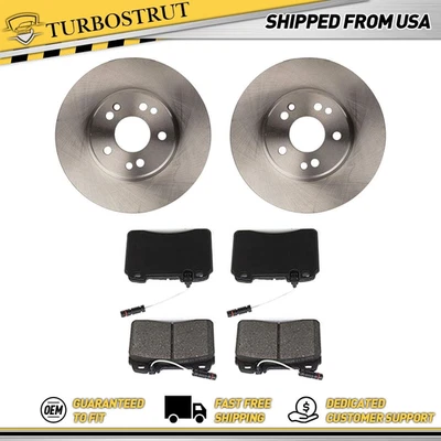 OE Front Brake Rotors Brake Pads for 1990-1993 Mercedes-Benz 300SL 3.0L - Image 1 of 4