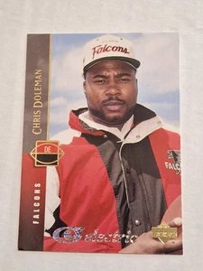 Tarjeta eléctrica de la NFL 1994 Chris Doleman cubierta superior #46 Atlanta Falcons Vikings - Imagen 1 de 2