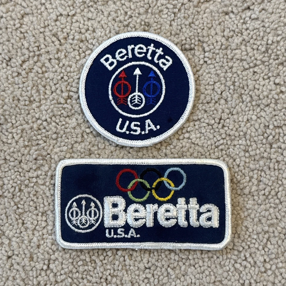 Lote de parches bordados vintage de BERETTA EE. UU.  Foto 1 de 1