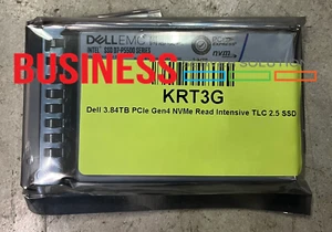 Dell 3.84TB NVMe Gen 4 Read Intensive TLC ENT SFF SSD KRT3G - Picture 1 of 1