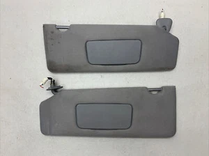 2004-2008 Toyota Solara OEM COUPE SUN VISOR SET LEFT RIGHT GRAY CLOTH - Picture 1 of 14