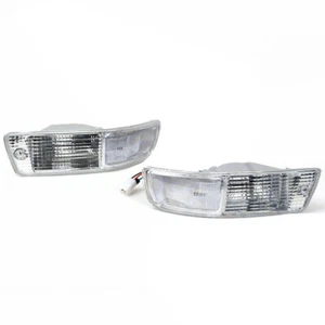 Pair Front Bumper Driving Fog Light Lamp w/ Harness For Toyota RAV4 1998-2000 - Picture 1 of 9