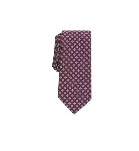 Alfani Men’s Hill Geometric Necktie, Black - Image 1 of 1