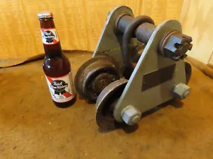 Vtg Budgit 1 Ton Trolley,Beam Roller,fits 3 to 5-1/2" Flange,USA~GD+🤠🤠BR2.9.25 - Picture 1 of 5