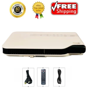 Casio XJ-A140V DLP Projector Portable 2500 ANSI Home Theater HDMI 1080p w/Bundle - Picture 1 of 9
