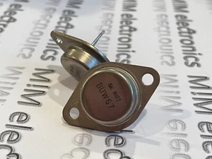 BUW67 NPN SGS - Italy DARLINGTON TRANSISTOR 200V 10A 90W hfe min 100 - Picture 1 of 6