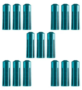 5 Sets Defender Aluminum Smooth Flight Protectors - Ships W/ Tracking - Aqua - Picture 1 of 1
