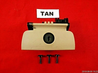 2005-2009 OEM BUICK LACROSSE GUANTERA CIERRE PESTILLO COMPARTIMENTO DE ALMACENAMIENTO BRONCEADO Foto 1 de 3