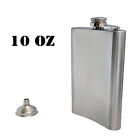10 OZ Stainless Alcohol Pocket Whiskey Flask with Portable Funnel Wine Bottle