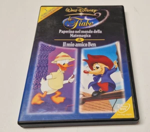 Disney le fiabe Paperino Nel Mondo Della Matematica + Il Mio Amico Ben - Dvd - Foto 1 di 1