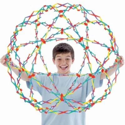  "Große Hoberman Kugel Regenbogen Original, 9,5"" - 30"" - Bild 1 von 2