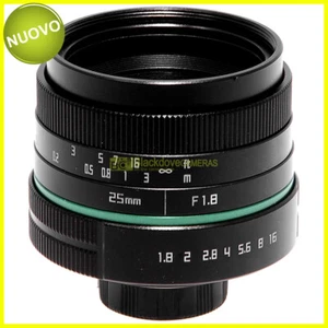 Obiettivo 25mm f1,8 con innesto Cine, compatibile con mirrorless, copertura APS - Imagen 1 de 4