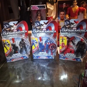 Avengers Marvel Winter Soldier -Captain America -Red Skull 3.75” New - Picture 1 of 4