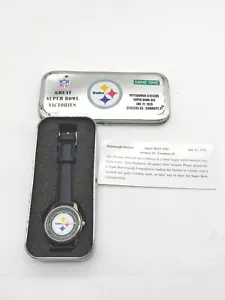 Pittsburgh Steelers 1979 SuperBowl XIII vs Cowboys Wrist Watch COMMEMORATIVE NIB - Picture 1 of 10