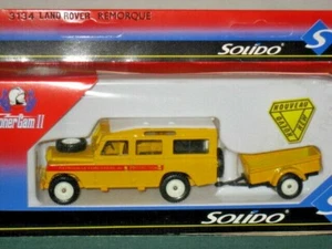 Solido Land Rover 109 + Trailer Fire Pompiers Sapeurs Moselle 1/43 France 3134 - Picture 1 of 1
