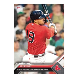 Adam Duvall - 2023 MLB TOPPS NOW Card 24 - Walk off HR 2nd HR Red Sox - Picture 1 of 2