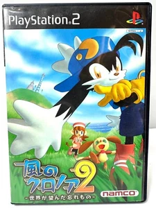 Namco PS2 Klonoa 2: Lunatea's Veil Japan No Manual NTSC-J Rare - Picture 1 of 5