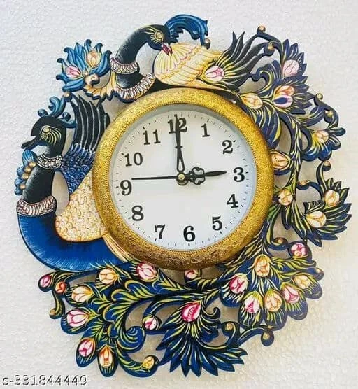 Modern Large Living Room Wall Stylish Wooden Wall Clocks - Image 1 of 4