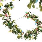 Easter Garland Seasonal Decoration Flower Garland For Fireplace Mantle Home