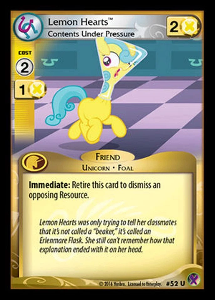My Little Pony Marks in Time Lemon Hearts, Contents Under Pressure 52 - U x3 MLP - Image 1 of 1