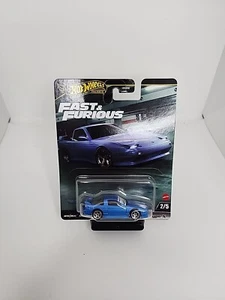 Hot Wheels 2024 Premium Fast & Furious Tokyo Drift 1996 Nissan 180SX Type X Blue - Picture 1 of 2