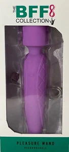 The BFF Collection Pleasure Wand Rechargeable Purple  4 Functions Vib - Picture 1 of 3
