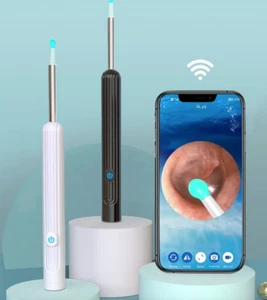 Smart Visual Ear Cleaner 1296P Ear Sticks Otoscope USB C Charging Endoscope CCC - Imagen 1 de 3