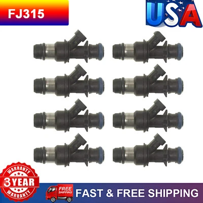 Inyectores de combustible 8 piezas para Chevy Silverado 2500 6,0 L V8 1999 2000 2001 2002-2006 Foto 1 de 4