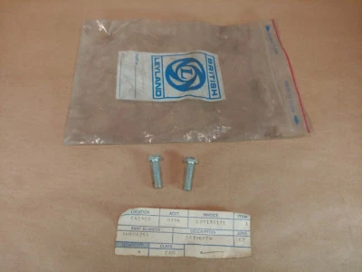 Juego de 2 tornillos de cubierta de parachoques delantero originales Triumph TR7 SH106251 NUEVO EN STOCK Foto 1 de 4