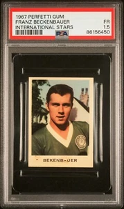 1967 FRANZ BECKENBAUER PERFETTI GUM INTERNATIONAL STARS (PSA 1.5) GERMANY MUNICH - Picture 1 of 2