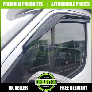 MERCEDES SPRINTER 2006-2019 DEFLECTORES DE HUMO DE LLUVIA DE VIENTO VISERAS AJUSTE EXTERNO - Imagen 1 de 8