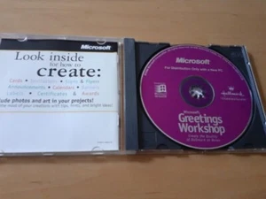 Vintage Microsoft 1996 Hallmark Connections Microsoft Greetings Workshop - Picture 1 of 4